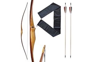 Franks-Castle Bogenset Longbow Langbogen von Eagle 68" 20-45 lbs mit Hülle und Pfeilen