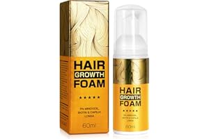 IDUCEN Haarwuchs Behandlung ein,Haarwachstumsschaum, 2,11 OZ Haarwachstumsspray Feuchtigkeitsschaum gegen Haarausfall zur Reparatur von Haarwurzeln Kopfhautpflegeproduk, milde Formel