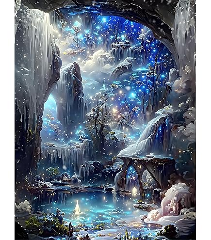 77iiAii Diamond Painting Adulte Peinture Diamant Images Univers Tasse 5D Diamond Painting Grand XXL 40 X 50 Cm Pour Cadeau Salon Et Chambre Décoration Murale