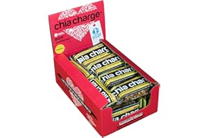 CHIA CHARGE Mini and Big Flapjacks Pack - Chia Seeds - Energy Bar - Healthy Snack Bar - Bars - Running, Gym and Cycling Energy - No Nuts - Nut Free - Lunchbox Snack (Banana Bar, 18 x 30g)