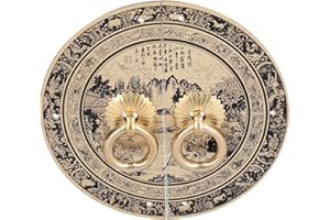 AMONIDA Maniglia antica, modello di originalità Maniglia in ottone Ottone per mobili antichi cinesi per armadi Librerie Toelette