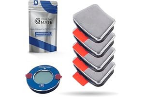 ‎YOUR DAY MATE Zestaw wymiennych podkładek samoprzylepnych, 4 sztuki, kompatybilny z tarczą parkingową ooono, specjalny klej do szkła, zestaw podkładek samoprzylepnych dla dwóch tarcz parkingowych