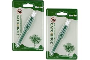 Aomhrek Tick Remover Tools For Dogs 2 Sticks Olive Green Tick Remover Highly Effective in Removing Pet Parasites Tick Remover for Cats Safe Painless Tick Removal Tool for Dogs and Cats