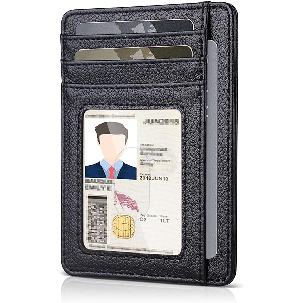 Portafoglio Yoshi Sottile RFID - Porta Carte Minimalista Uomo Donna In