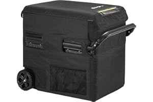 BougeRV 55L 600D copertura protettiva isolata, copertura portatile per CR55 12V Compressore Cooler, copertura impermeabile e resistente ai graffi (Cooler Box non incluso)