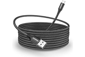ANMIEL Micro USB Kabel 3M,Schnellladekabel Nylongeflochtenes USB Ladekabel Android Ladekabel kompatibel mit Samsung Galaxy S7 S6 S5 J7 Note 5,Huawei,Kindle,PS4 Controller,Fire HD Tablets,HTC,Nokia usw