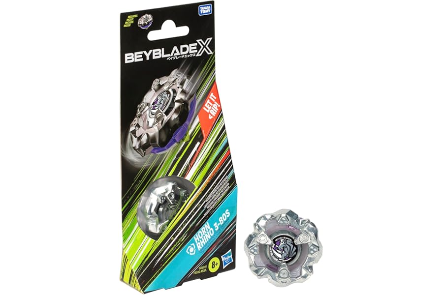 Beyblade X Horn Rhino 3-80S Top Booster Pack Set