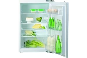 Bauknecht KSI 9VF2 Einbau-Kühlschrank (Nische 88) / Gesamtnutzinhalt: 131 Liter/ Abtauautomatik im Kühlteil / LED-Licht / Einfache Festtürmontage SETMO-QUICK, Weiß, Höhe: 87,5 cm