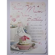 Traditional Birthday Card For Nan - Bench With Cat Design 9x6 Inches