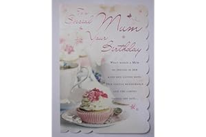 PICCADILLY STUNNING TOP RANGE WONDERFULLY WORDED 5 VERSE TO A SPECIAL MUM BIRTHDAY CARD