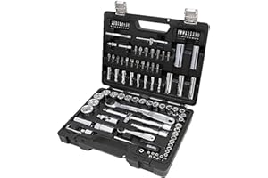 BETA 903E/C98 - Assortimento di 45 Chiavi a Bussola esagonali, 35 Inserti per avvitatori, 4 Chiavi Maschio esagonali piegate e 14 Accessori, in Cassetta di plastica