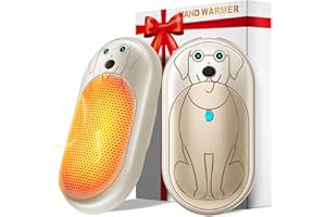 Miaton Electric Hand Warmer Pocket Warmer Reusable 6000 mAh Rechargeable Pocket Oven Hand Warmers Outdoor Camping Heating Gifts for Men Women Children