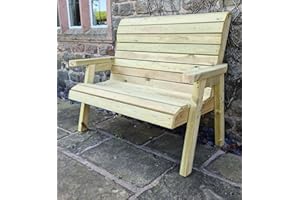Churnet Valley 2 Seater Wooden Garden Bench