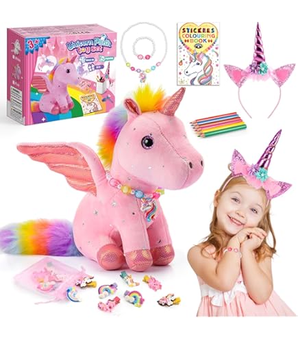 AURORA - World 60855 Sparkle Tales, Morbido Peluche A Forma Di Unicorno, Argento, 30,4 Cm