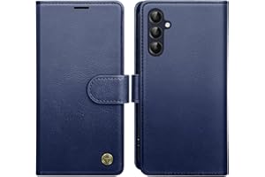 AIMOYU for Samsung Galaxy S25 5G Case, Flip Wallet Leather Phone Case with [4 Card Slots] [Kickstand] [RFID Blocking] Magnetic Protective Shockproof Cover for Samsung S25 - Blue