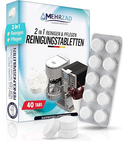 CLENESSO 2-Phasen Reinigungstabletten Kaffeevollautomaten