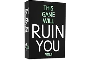 HOLLEW This Game Will Ruin You Vol 1 - Card Games for Adults & Hen Parties - Party Games for Uni Students & Fun Adult Games- Board Games for Groups & Couples or 18th Birthday Gift