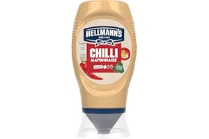 Hellmann's Chilli Mayonnaise 100% recycled plastic bottle chilli mayo for burgers, wraps and sandwiches 250 ml