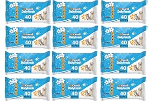 MEDISANITIZE Pet Wipes for Your Dog Puppy and Cat: Antibacterial Daily Grooming and Cleaning Wipes for Paws Body Face Ears and Bum: 40 Large Wet Wipes Pack with Aloe Vera (12 Packs)