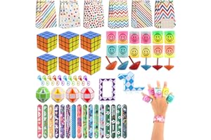 WDJLNZB Lot de Petits Jouets pour Enfants, 68PCS Cadeau Anniversaire Enfants Pinata, Cadeaux Prix de Noël du Carnaval Pâques Halloween Stuffers des Enfants, Partage de Fête d'Enfants(Colorée