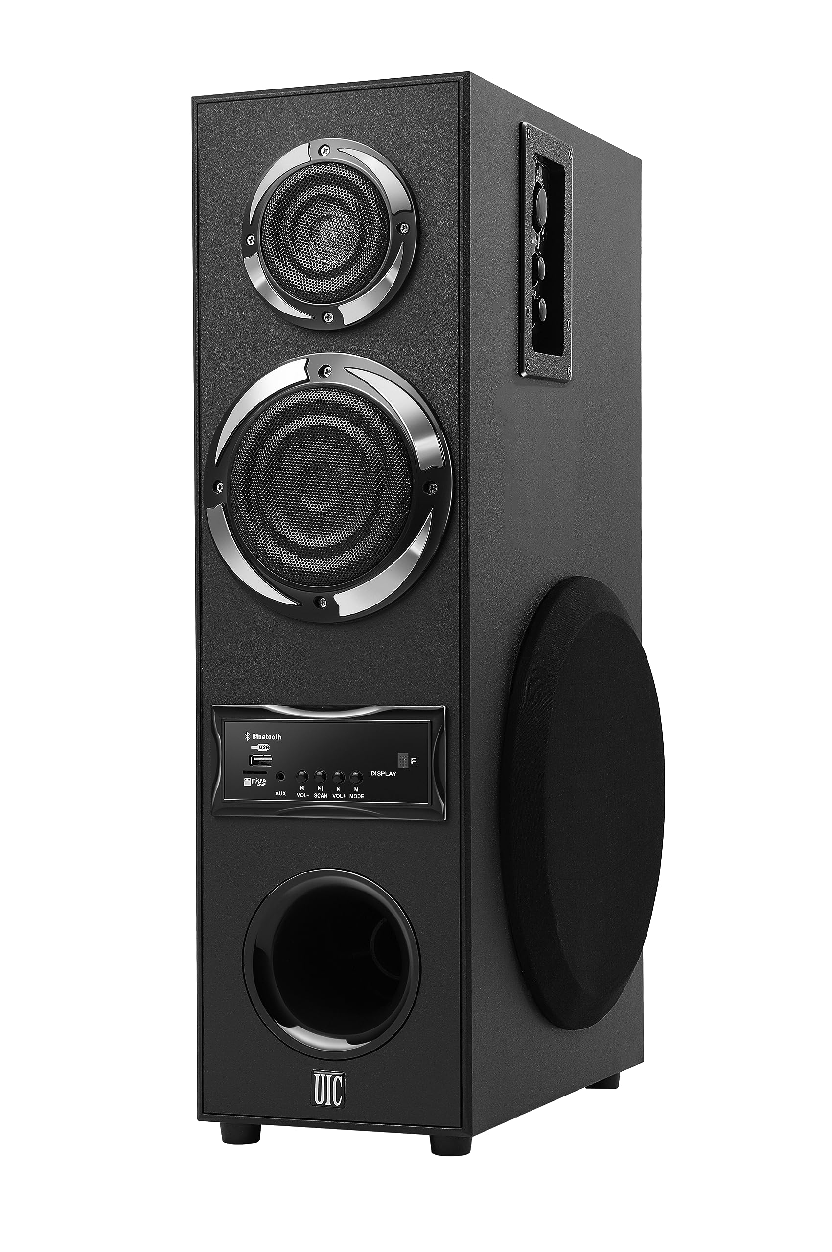 UIC-TWR-6101 Pro 80 W Bluetooth Tower Speaker (Black, 2.0 Channel)