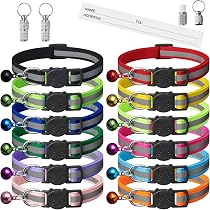 KOOLTAIL Breakaway Katzenhalsband – 3er Set Mit Fliege & Glöckchen, Verstellbar & Sicher