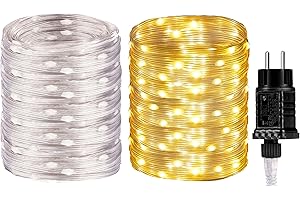 Exporee Luces Led Alambre para Exterior e Interior 30m, Impermeables Alambre de Cobre Guirnalda Luces Led para Decoración de Navidad Halloween Fiesta Boda DIY Decoración de Camping