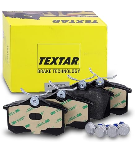 TEXTAR Kit pastiglie freni Posteriore predisposto per visualizzazione avviso usura con accessori 2626701