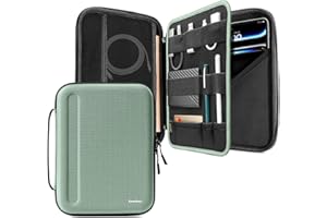 tomtoc Portfolio Etui na tablet do 11 cali iPad Pro M4 OLED 2024, 11 cali iPad Air M2 2024, 11 cali iPad Pro M2&M1, iPad Air 5, iPad 10, powłoką do klawiatury Magic/Smart Keyboard z akcesoriami