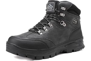 AX BOXING Chaussures Homme Hiver Chaussure Randonnée Fourrure Chaud Bottine Antidérapantes Bottes de Neige Outdoor Marche Trekking Taille 41-46 EU