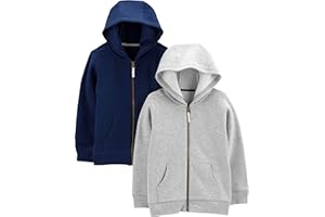 Simple Joys by Carter's Baby-Jungen Kapuzenpullover (2er Pack)