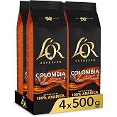 L'OR Espresso Colombia &Ccedil;ekirdek Kahve,%100 Arabica, Zengin Lezzet, Yoğunluk 8, 500 Gram