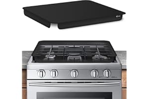 FLASLD Copertura ignifuga per fornello a gas, pieghevole, impermeabile, antipolvere, lavabile, facile da pulire, 74,9 x 53,3 cm