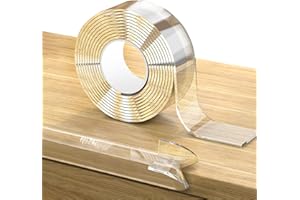 Loiion Protege Coin de Table Bebe Transparent, 3M Pré-adhésif Extra Fort Nano Tape, Protection Bebe de Table et Meuble, Protecteur des Bords et Angles Réfrigérateur de Placard pour Sécurité Bebe