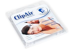 AESCUBRANDS ClipAir Nasenspreizer - Transparent (3er Probierpackung) (SomniShop Set N250)