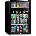 Subcold Super115 LED - Under-Counter Fridge | 115L Beer, Wine & Drinks Fridge | LED Light + Lock and Key | Energy Efficient (Black)