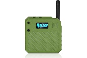 MESHNOLOGY 1 Packung ESP32 für Heltec V3 Gehäuse, LoRa-Entwicklungsboard, Meshtastic-Gehäuse mit Antennenanschluss und Typ-C-Schnittstelle, (N33,Armeegrün)