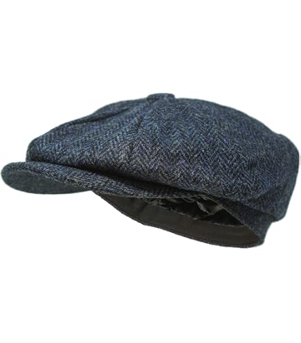 Bérêt Newsboy Toile Uni Réglable - Casquette Plate Coton Homme Femme - Style Vintage Chasse Pêche Voyage