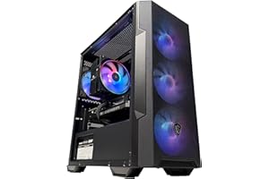 Golook PC Gaming Tokyo 3.0 - Ryzen 5 5600X / 32GB RAM / 1TB NVME M.2 / RTX 5060 8GB / B550M / 5 Ventole Raffreddamento - Computer Fisso