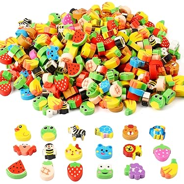 60 stuks grappige gum, grote verpakking gummetjes voor kinderen