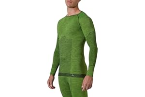 Risalti MęSka I Damska Koszulka Termoaktywna Z WełNy MerynosóW - OddychająCa Bielizna Termoaktywna Z DłUgim RęKawem Unisex, Bezszwowa Zimowa Odzież Termoaktywna - Made in Italy