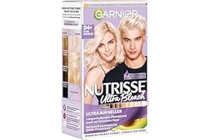Garnier Nutrisse rozjaśniacz do każdego rodzaju włosów, krem wybielający do 9 stopni i przeciw żółknięciu, ultra wybielający, D4+