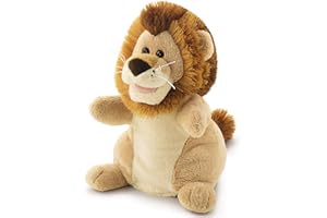 Trudi Marioneta de Leòn Marionetas y Marionetas de Peluche para Teatro Juego para niños. Contar y Crear Historias. | 16x25x15cm Taglia S | Puppets | Modelo 29916