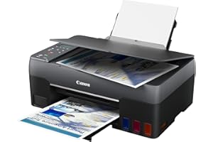 ‎CANON Canon PIXMA G3560 Drucker MegaTank Multifunktionsgerät nachfüllbar DIN A4 (Scanner, Kopierer, Fotodrucker, Farbtintenstrahldrucker, USB, WLAN, Print App, Cloud, LC Display) schwarz/grau