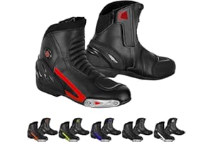 ZXT MOTO Motorbike short racing boots Motorcycle Shoes Biker Racing Stylist Boots Waterproof Armoured For Mens Boys Rider Boots