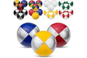 Juggle Dream Set di 3 Palline da Giocoleria Professionali, con Video di Apprendimento Online, Perfette per Principianti ed Esperti