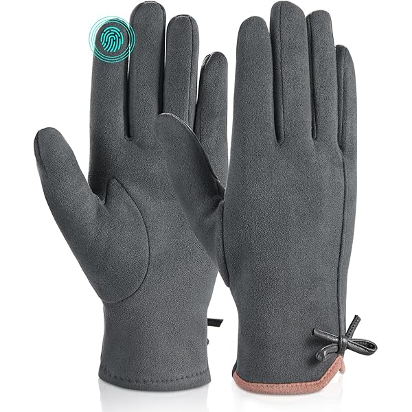 Kiiwah Gants Hiver Femmes Chaud Gants Tactiles Homme Gants Avec Doublure En Polaire Thermique Gants D'Hiver Épaissis Pour Ski Vélo Conduite Outdoor Sport