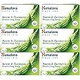 Himalaya Herbals Protecting Neem and Turmeric Soap, 75g (Pack of 6)