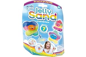 Jelly Sand YL060113 Starter Pack, Yulu Toys, Create Adorable Characters with Sand, Colourful Arts and Crafts, Activity for Kids, for 4-12 years