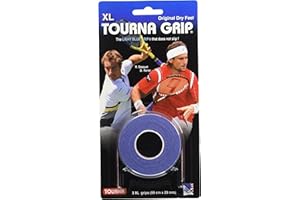 Mantis Unique Tourna Racket Grip Roll, Blue, 3 X Xl Grips, yellow, fits most, K-REY-TSG035